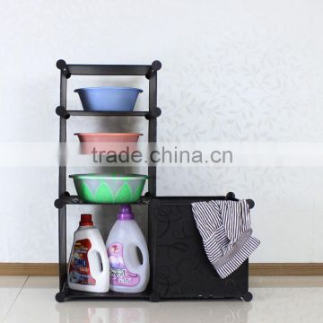 Plastic Tidy Organizer Racks Cabinet Bathroom Storage Holder(AL0610-1A)