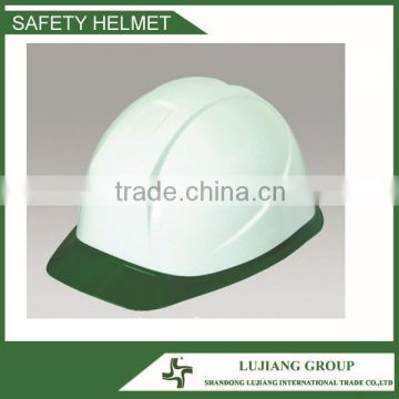 Green cheapest modern Safety Helmet with Dual-color Shell Brim