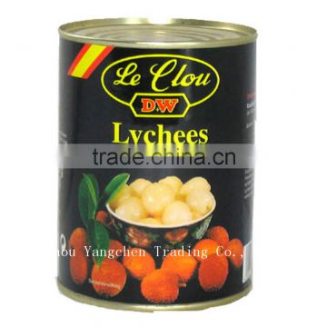 Vietnam canned Lychees/ Litchi in light syrup