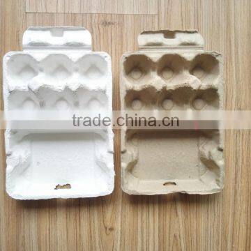 China hot selling best quality 6 chicken eggs paper pulp carton