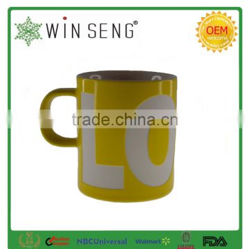 Ceramic porcelain coffee tea mug