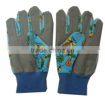 pvc coated washable gardening work glove/glove for gardener