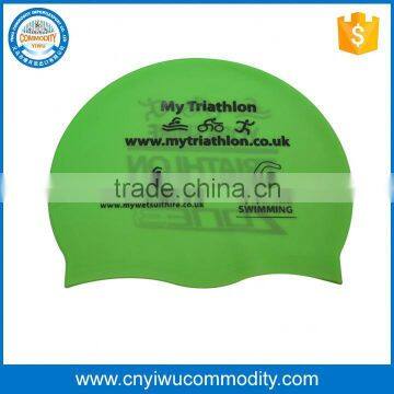 Wholesale adult silicone swim cap , latex swim cap can be customized logo