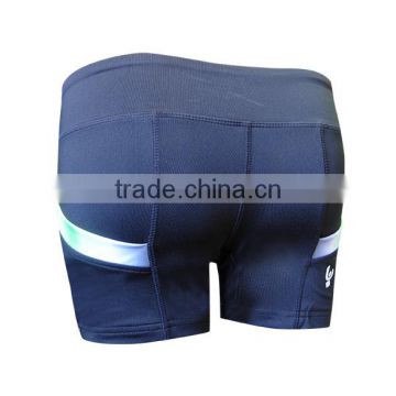 Fitness plain running shorts for wholesale athletic wear