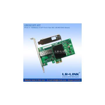 PCI Express x1 SFP Port 1000FX Fiber Network Card NIC (Broadcom 5708S Based)
