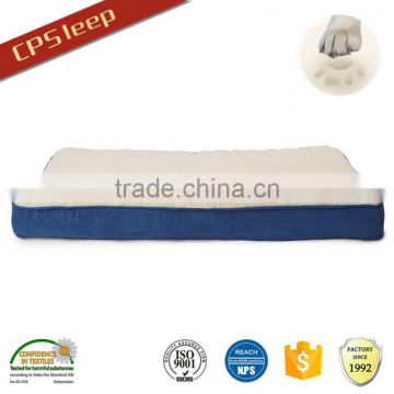 high quality square memory foam pet bed
