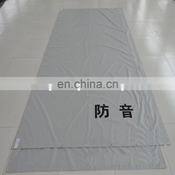 PVC laminated tarp with soundproof and fireproof for Building protection, export Japan market