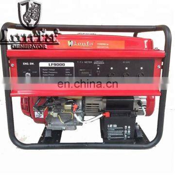 China LONFA High Quality 2.5kva 3.5kva 5.5kva 6.5kva 7.5kva  honda engine gasoline petrol generator