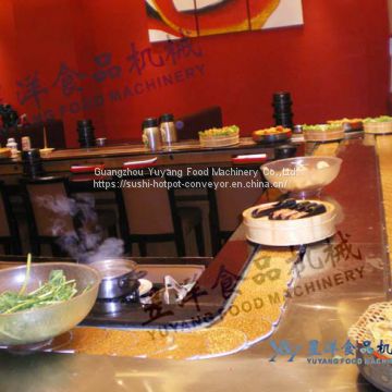Sushi conveyor belt conveyor system hot pot restaurant conveyor