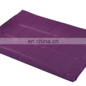 Superior quality promotional purple jacquard tablecloth decoration recycled rectangular table cloth wedding for dining party