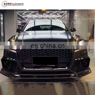 AD Q5 to RSQ5 style body kit full set fit for 2018 ~ 2021year to RS style for Q5 with front bumper lip grille rear bumper