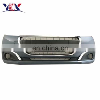 Car front bumper assembly Automobile body parts front bumper Complete assembly for peugeot 208 2017