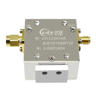 RF Equipment UHF band Coaxial Isolator Factory Direct and custom design Frequency Range