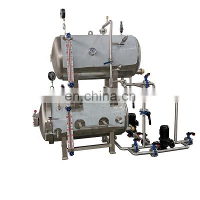 Water spray retort/dairy milk pasteurization machine