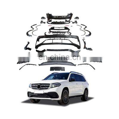 GBT drop shipping auto tuning parts for x166 mercedes gls63 unpainted body kit facelift for mercedes benz x166 body kit gls amg