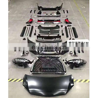 Factory outlet body kit for Alphard Vellfire 2015-2021 upgrade to LM style with front/rear bumper Hood Fender headlights