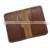 Genuine leather top grain leather card holder vegetable tanned mini wallet RFID handmade wholesale customised slim card holders