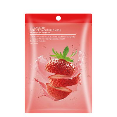 OEM Natural Strawberry Bounce Smoothing Face Mask