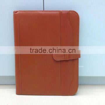 Customer custom made conference folder with notepad