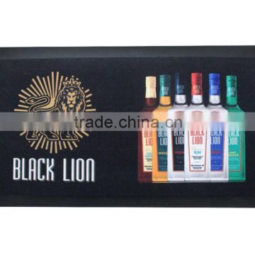 2016 hot selling water absorbent nitrile rubber beer bar mat