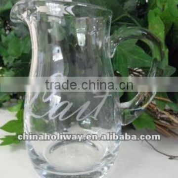 Glass Jar Lait
