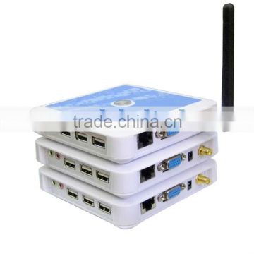 Wi-fi office network computing share RDP 6 thin client terminal pc multi share with usb port