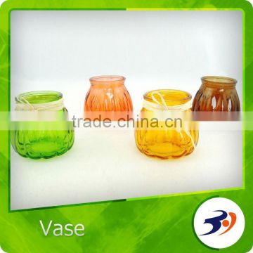 Wholesale Glass Vase Glass Vase Metal Stand