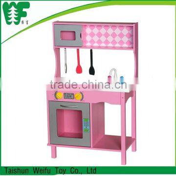 Best price hot kids play wooden kitchen set