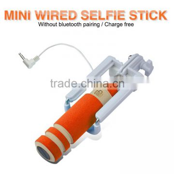2015 Most Popular portable Foldable dispho selfie stick monopod Waterproof camera Accessories selfie arm