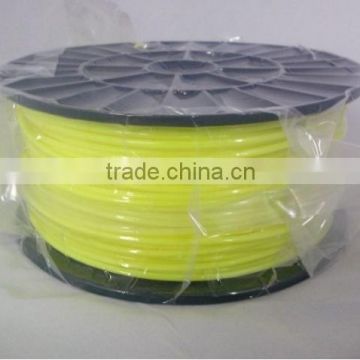 colored 3d printer filament pla yellow