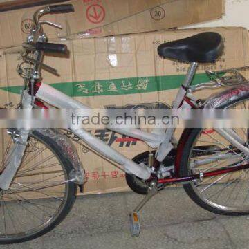 deseo new city bike with luggage carrier