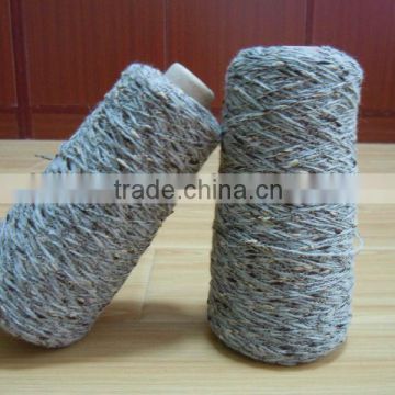 49%Polyester 37%Acrylic 12%Wool 2%Angora knot yarn