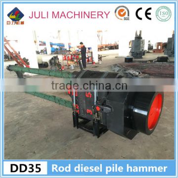 Juli brand DD35 rod type diesel pile drive hammer for sale in Philippines