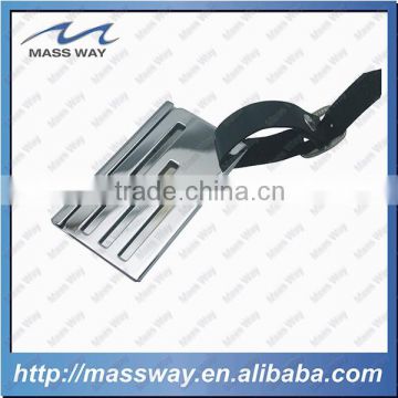High quality OEM custom brushed stainless steel luggage tag