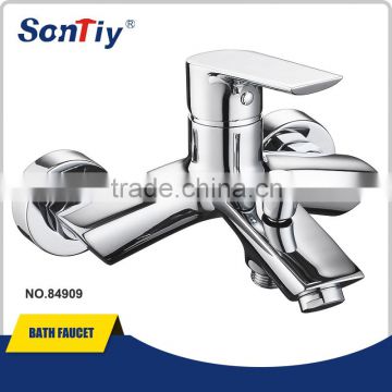 wall mounted dual lever bathroom wash shower faucet mixer