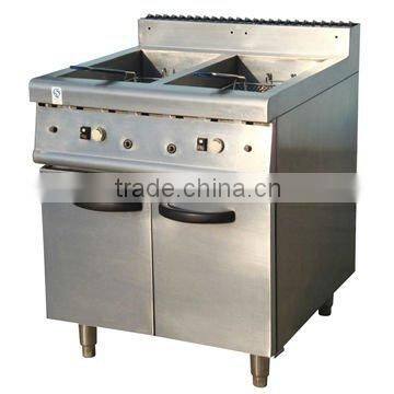 2-tank fryer (2-basket)with cabinet