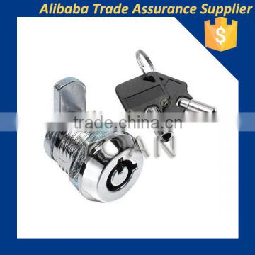 Top Grade Zinc Casting Pin cam lock for small box with Two tubular Keys