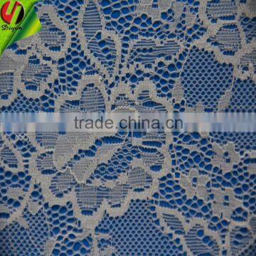 Beautiful Flower Stretch Lace Fabric For Garment