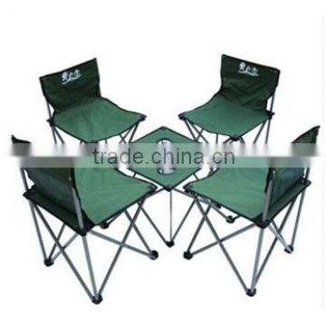 Camouflage Tables and chairs Outdoor Folding tables and chairs Portable 5 sets Set of tables and chairs
