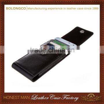 Best Quality leather belt clip flip for S6 Best Quality leather belt clip flip for S6 edge wallet case man waist pack bum bag