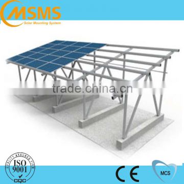 Carport solar panel mounting brackets