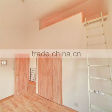 High-security sliding wood door for construction material