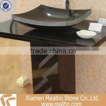 Shanxi black granite sink with table
