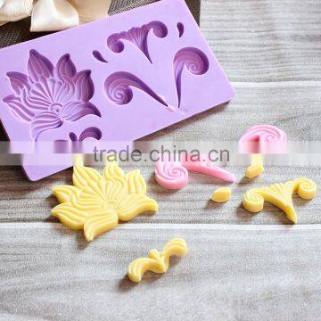 Silicone Daffodil Fondant Cake Mold, Decorating Cake Tools