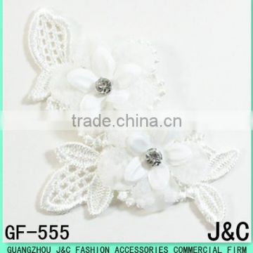 2017 best-selling white diamond flower shoesflowers