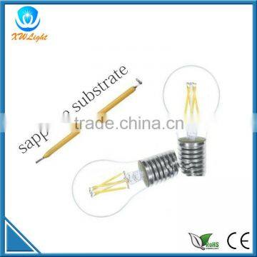 low consumption G45 2W filament bulb with high quality E14