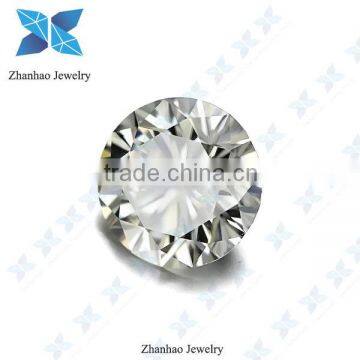 white clear 1 carat moissanite gemstone