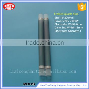 Clear 99.9% Purity quartz products medium wave infrared heating element
