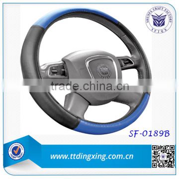 2014 custom 40 size Blue cheap cover steering wheel cover for Asia Market auto accessories