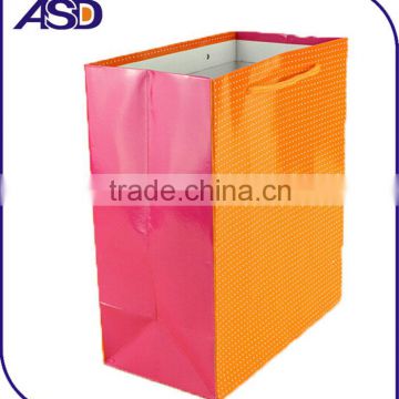 Bronzing garment paper bags Handbag Professional quality